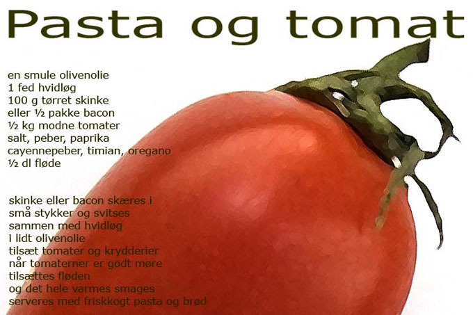 pasta og tomat pasta og tomat